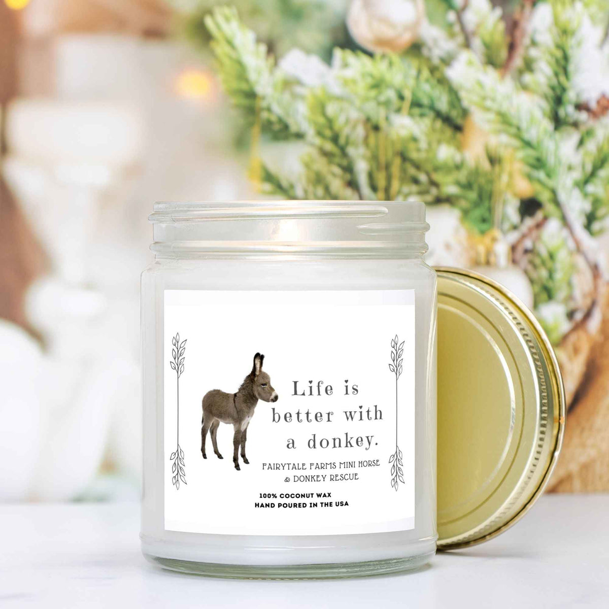 Fairytale Mini's Rescue - Life is Better with a Donkey Candle