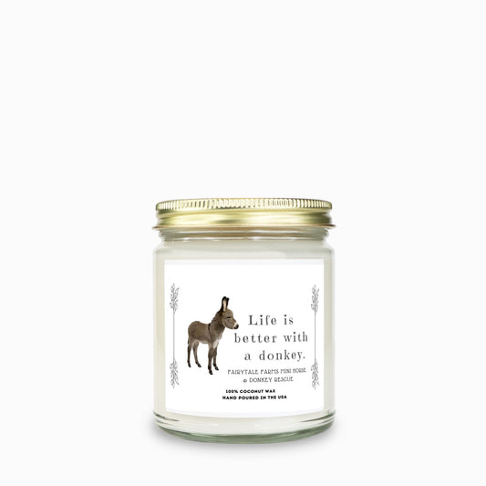 Fairytale Mini's Rescue - Life is Better with a Donkey Candle