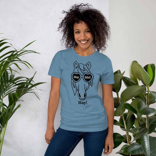 Hay Girl Hay Unisex t-shirt