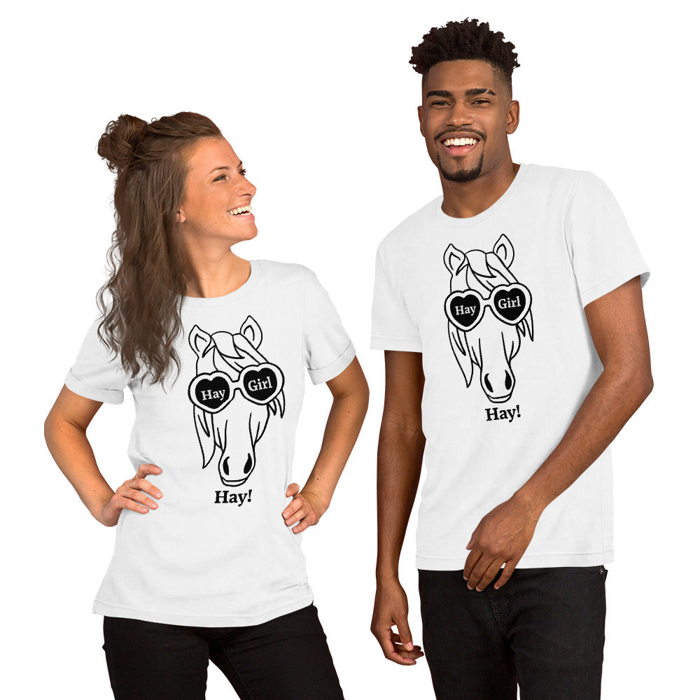 Hay Girl Hay Unisex t-shirt