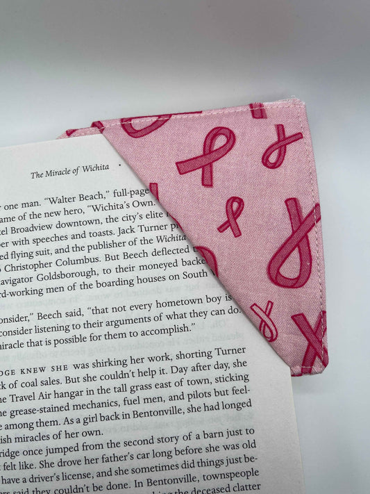 Corner Bookmark - Fabric - Handmade - Redhead Creations