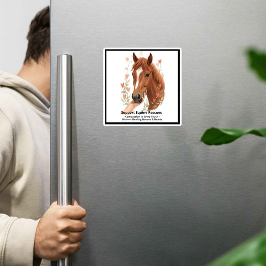 Supporting Equine Rescue Magnet
