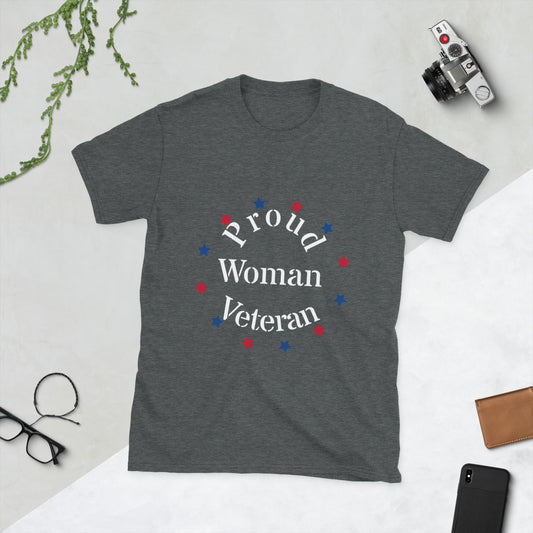 Proud Woman Veteran - Unisex T-Shirt