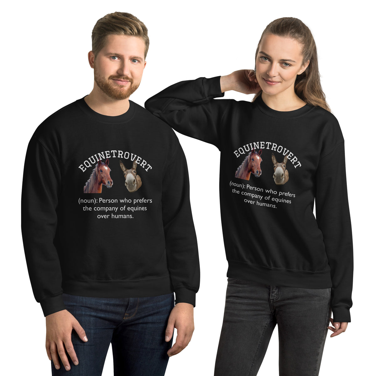 Equinetrovert - Unisex Sweatshirt