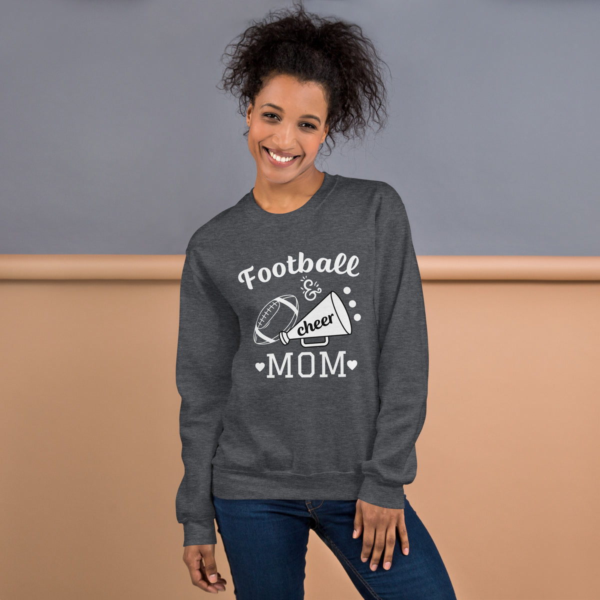 Football & Cheer Mom Unisex Sweatshirt