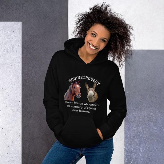 Equinetrovert - Unisex Hoodie