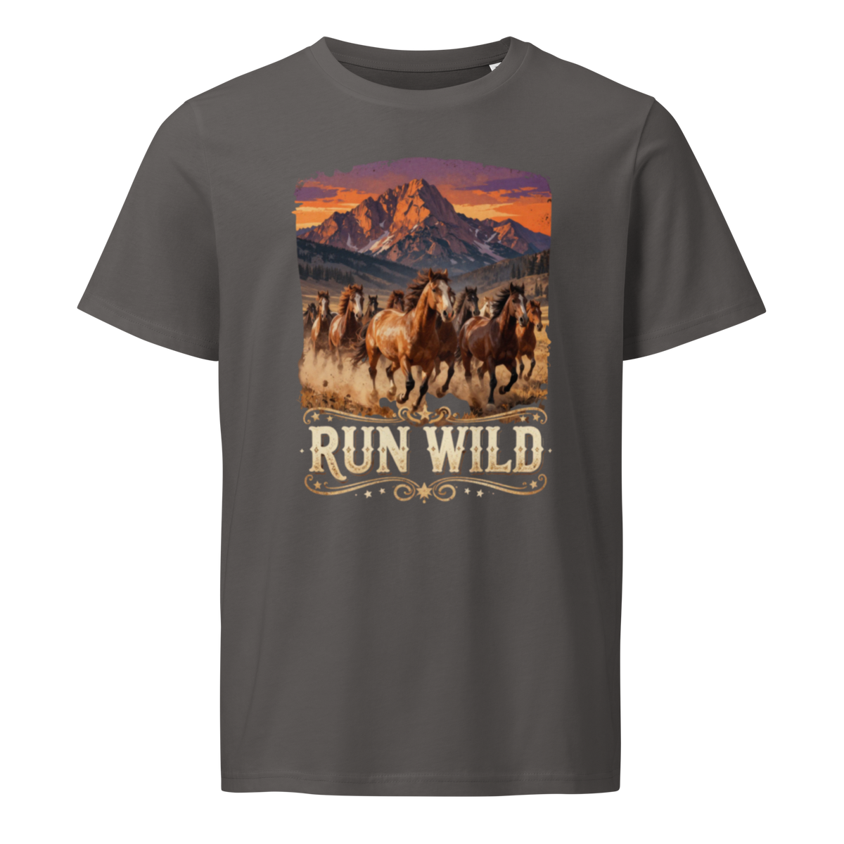 Run Wild Unisex Organic Mid-light T-shirt
