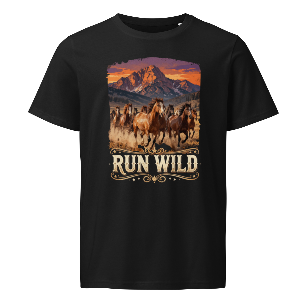 Run Wild Unisex Organic Mid-light T-shirt