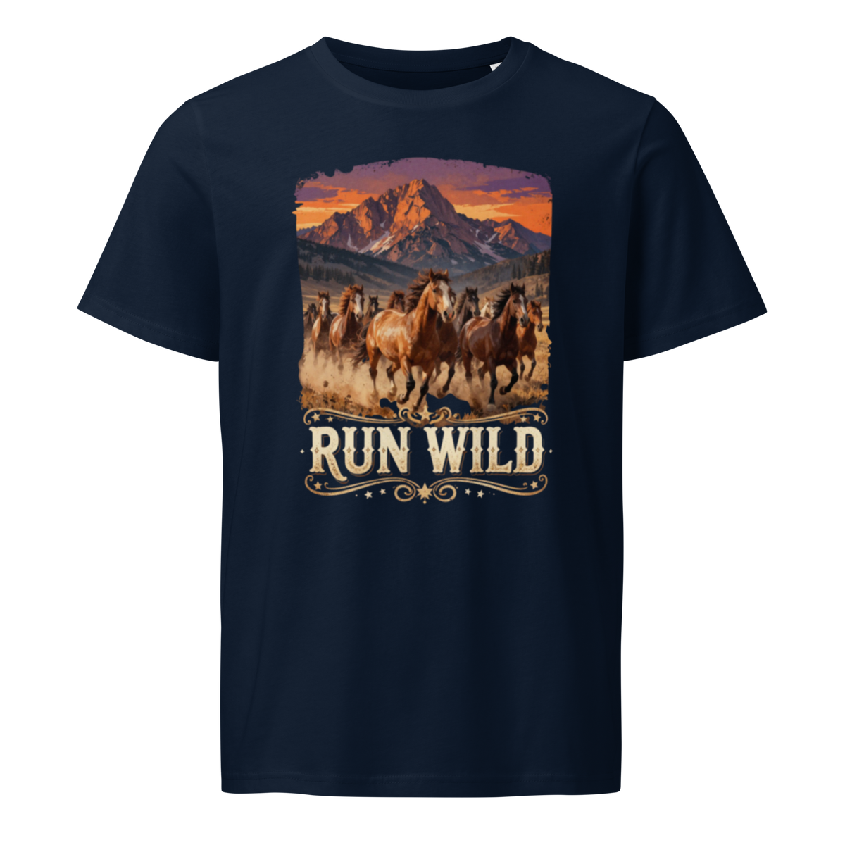 Run Wild Unisex Organic Mid-light T-shirt