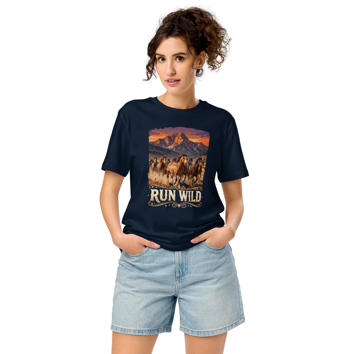 Run Wild Unisex Organic Mid-light T-shirt