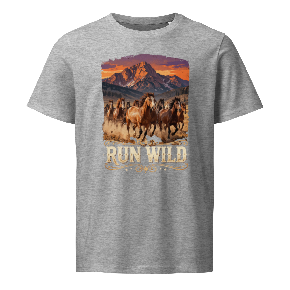 Run Wild Unisex Organic Mid-light T-shirt