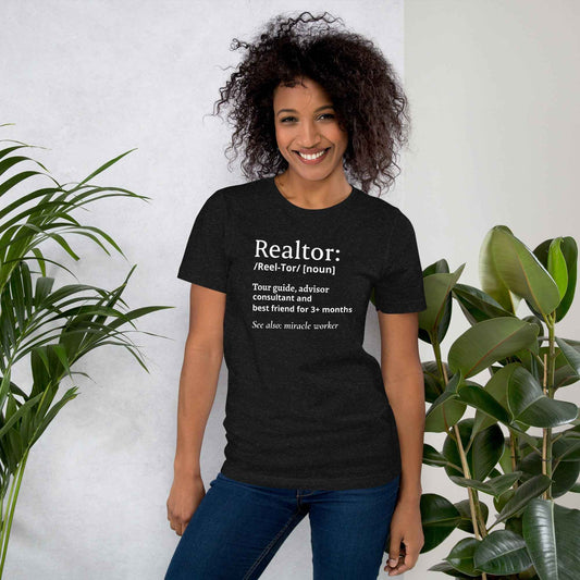 Realtor: Noun Unisex t-shirt