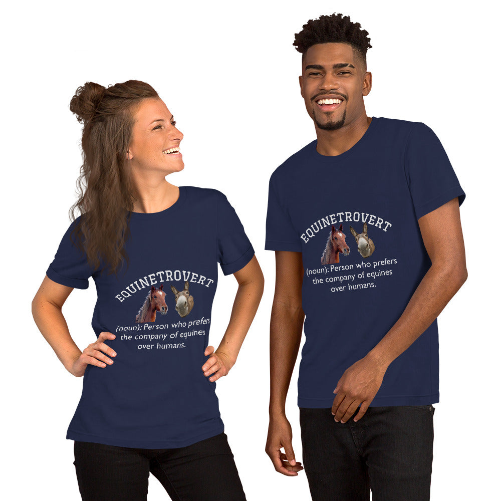 Equinetrovert - Unisex t-shirt