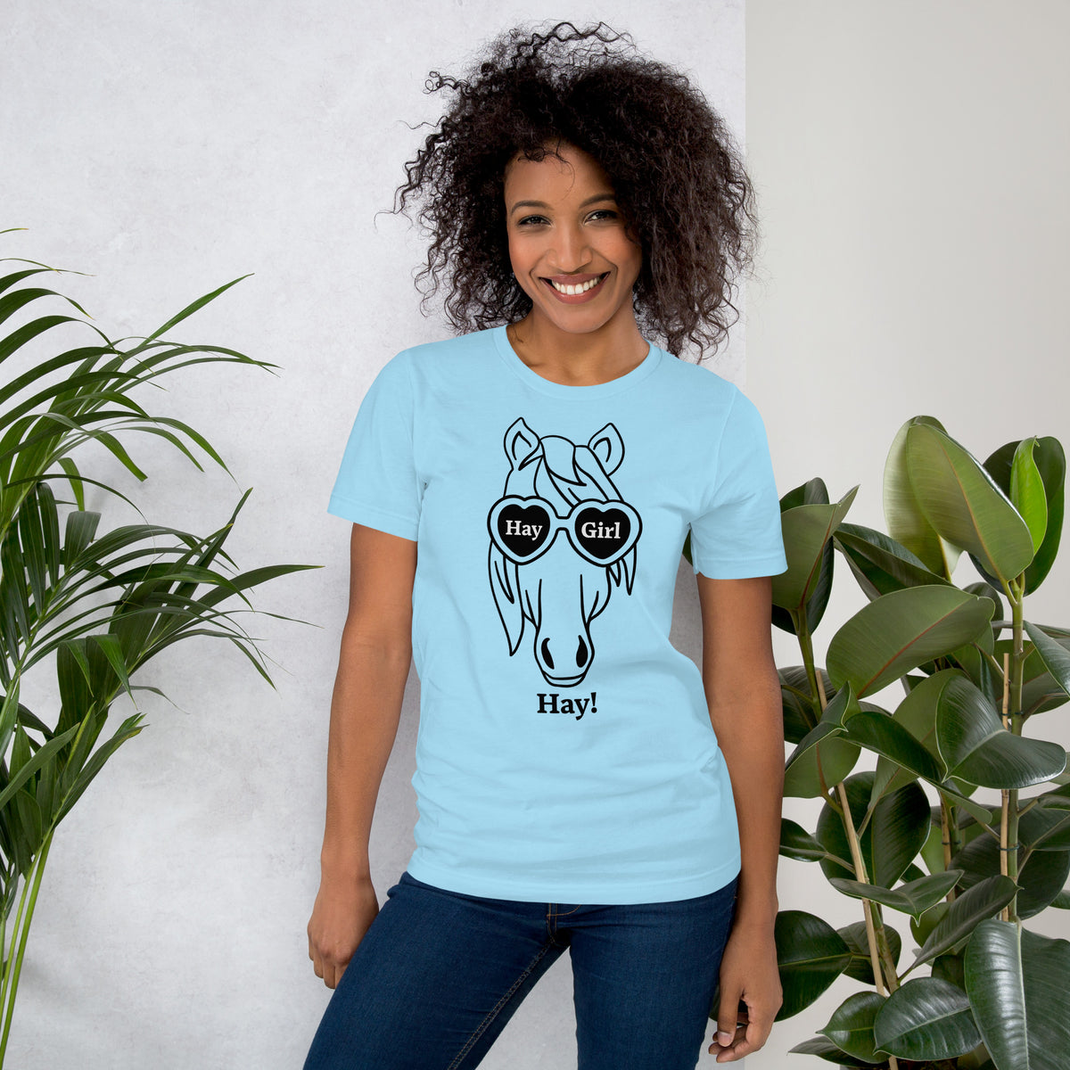 Hay Girl Hay Unisex t-shirt