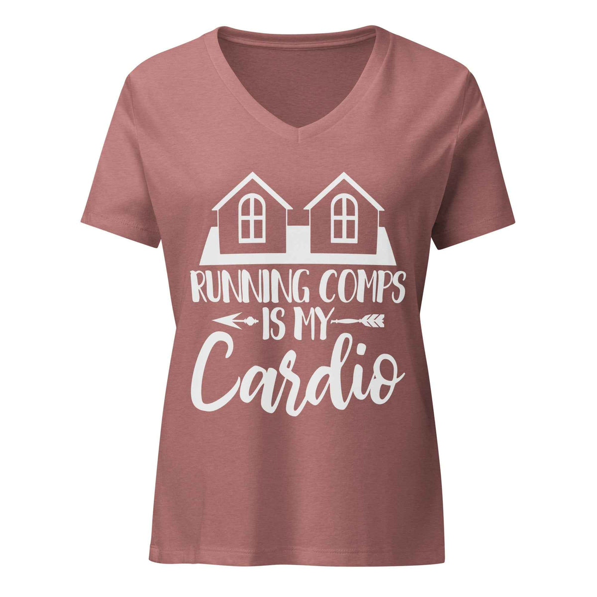 Running Comps is My Cardio (Realtor) - Women’s relaxed v-neck t-shirt