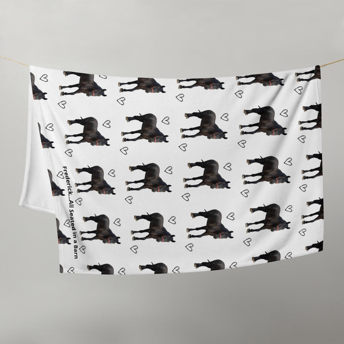 Throw Blanket - Frederick from All Seated in a Barn